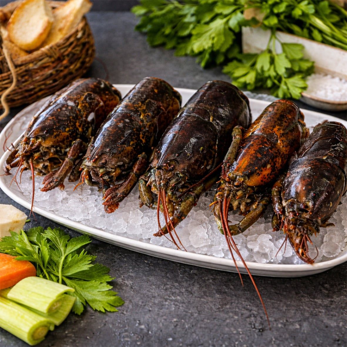 Hummer Karkassen für Hummer-Fond / Hummersuppe / Fischsuppe 1kg