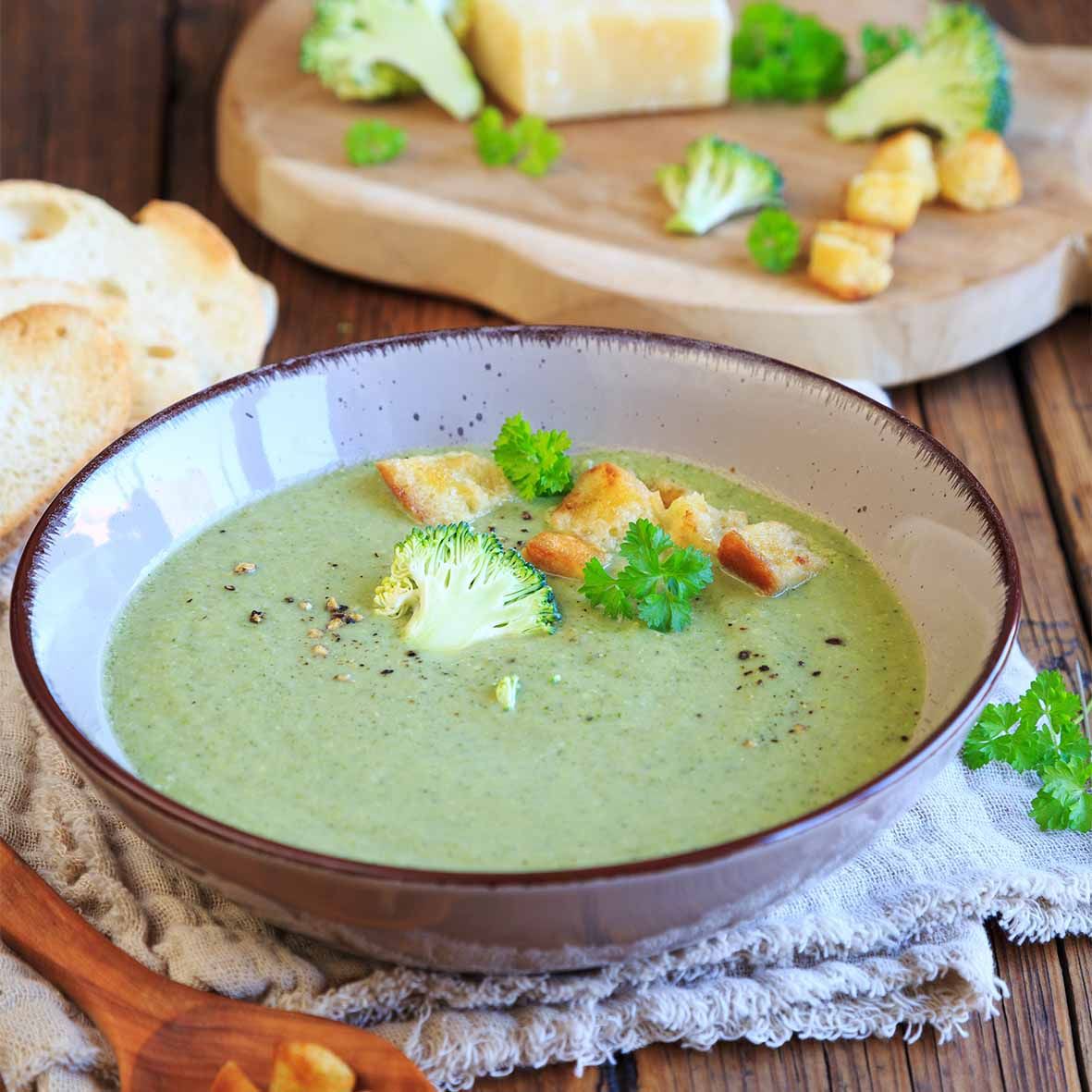 Broccolicrémesuppe – Feine Rahmsuppe mit Broccoli und Sahne (2 x 200 g)