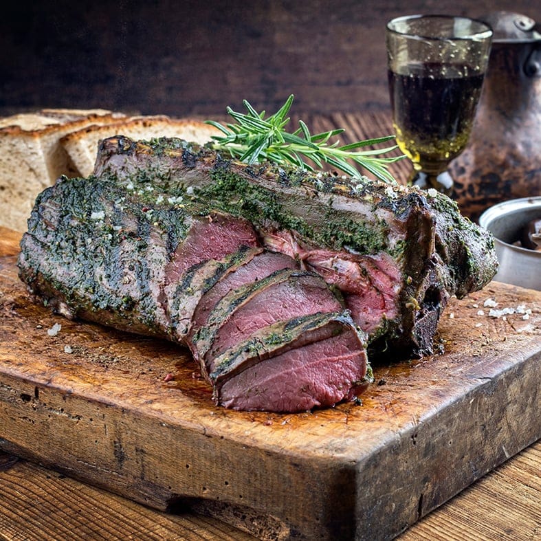 Damhirschrücken – roh, tiefgefroren, ohne Knochen  3