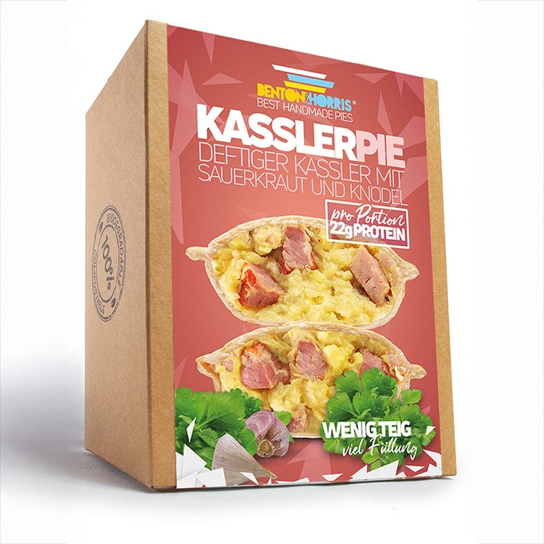 Benton & Horris – Kassler Pie aus Dinkelteig, ca. 220 g  2