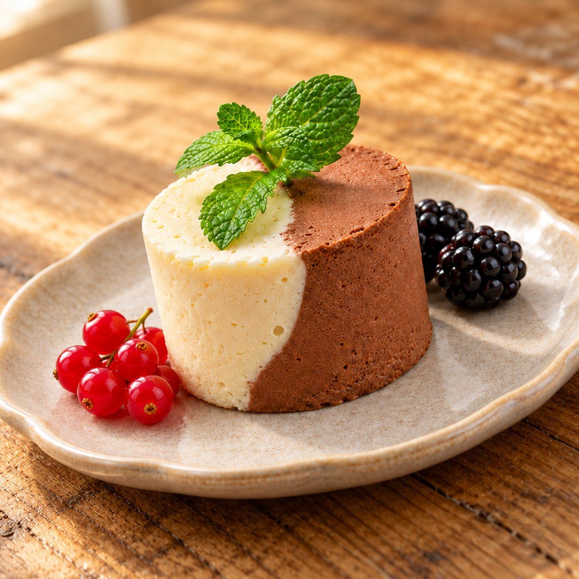 Mousse hell & dunkel | 2 Portionen, je  55 ml