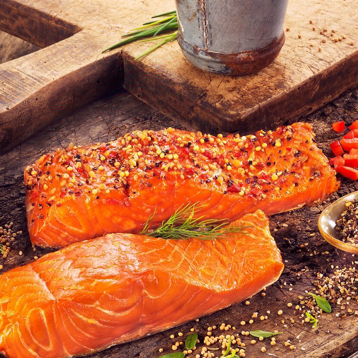 Stremellachs Filet Pfeffer – würzig geräuchert | ca. 150 - 200 g 2