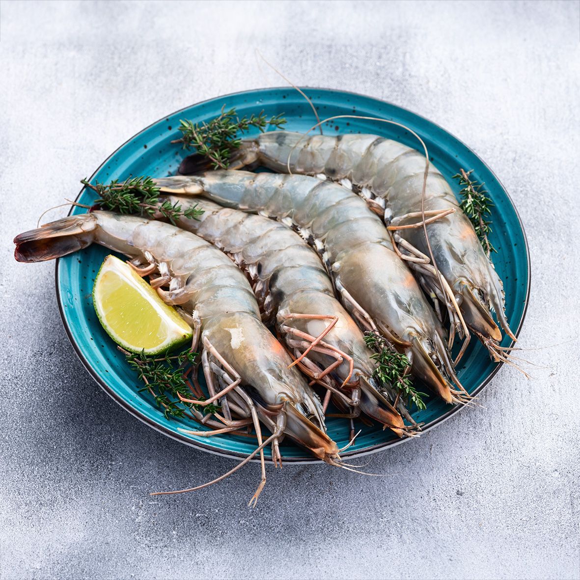 Wildfang Sea Tiger Gambas (Black Tiger Shrimps), JUMBO XL (4-6/kg) ganz, 1 kg