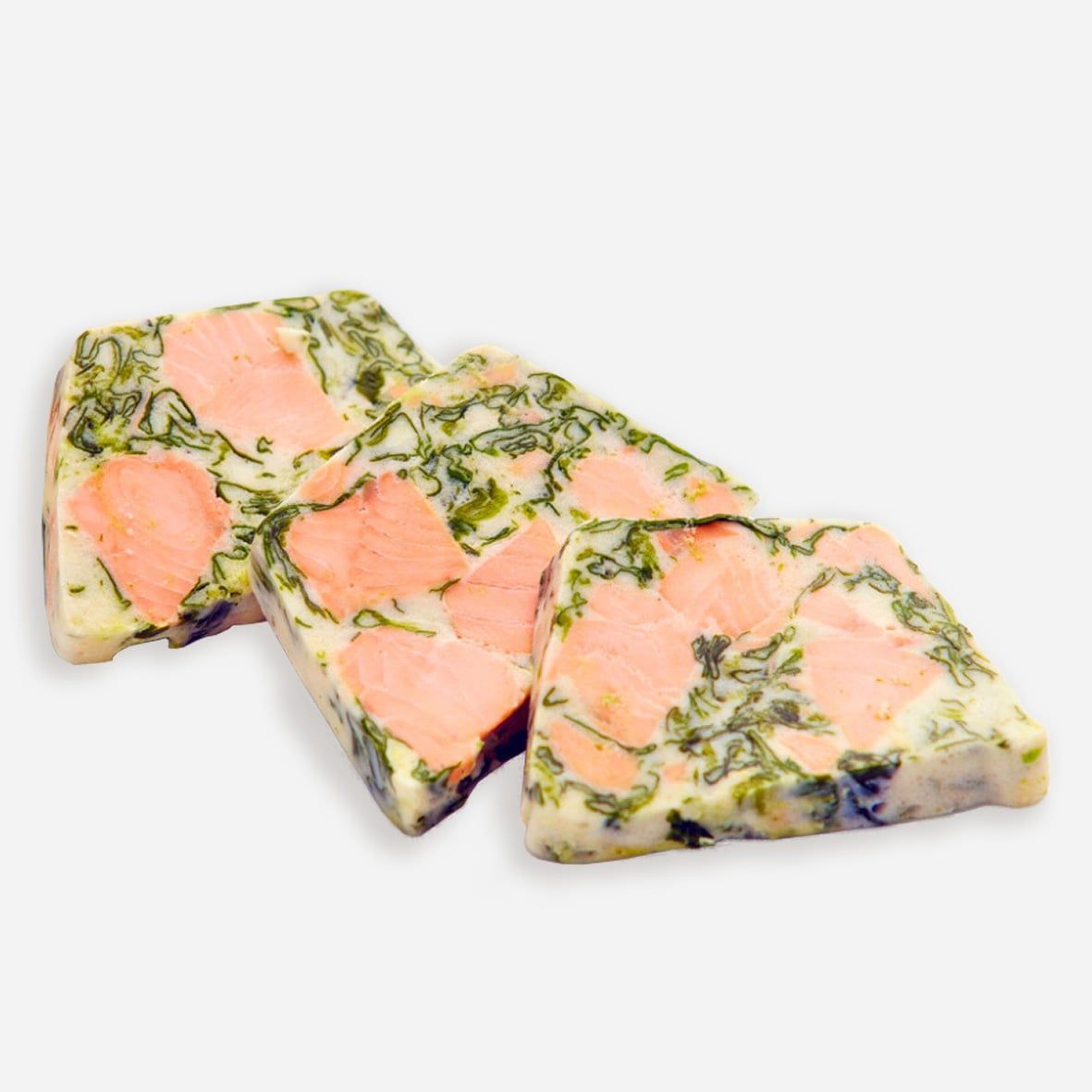 Lachs-Blattspinat-Terrine – 3 x 30 g (90 g) 2