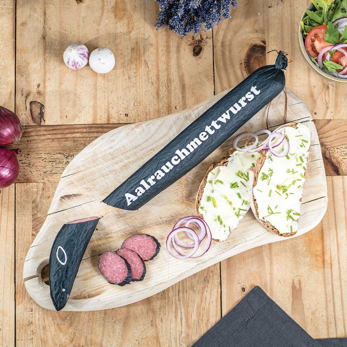 Aalrauchmettwurst – ca. 550 g, kräftig & aromatisch