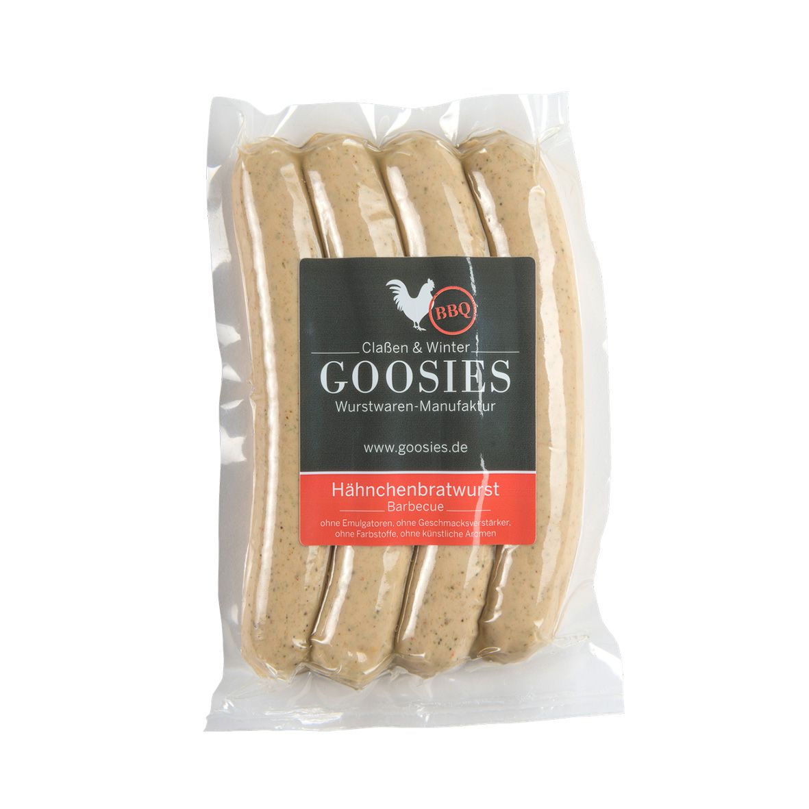Hähnchenbratwurst BBQ 225 g   4