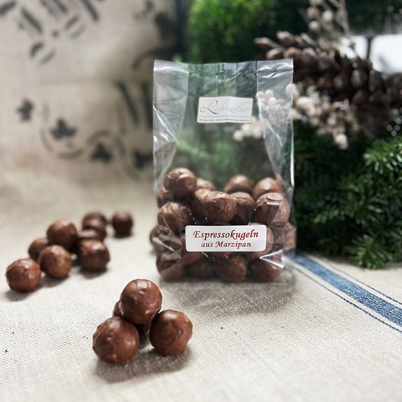 Marzipan Espressokugeln – 300 g