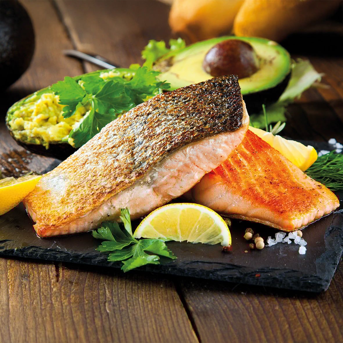 Lachsfilet Portionen – 2 Stück, 380–450 g 3