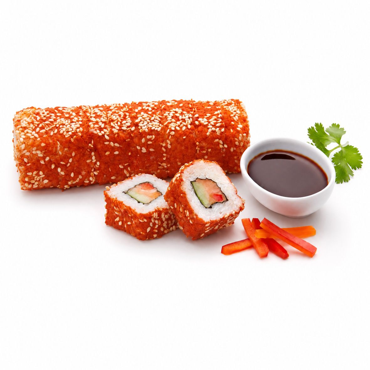 California Sushi mit Teriyaki-Lachs und Avocado - 2 x 200 g Rollen 2