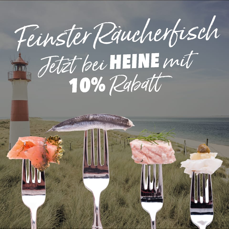 HEINE Räucherfisch-Aktion: 10 % Rabatt vom 13. bis 19. Oktober 2026