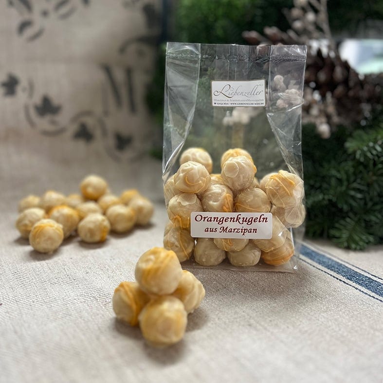 Marzipan Orangenkugeln – 300 g  