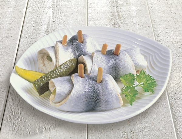 GOSCH Gabel-Rollmops – handgerollte Heringshappen 1 GOSCH Gabel-Rollmops – handgerollte Heringshappen