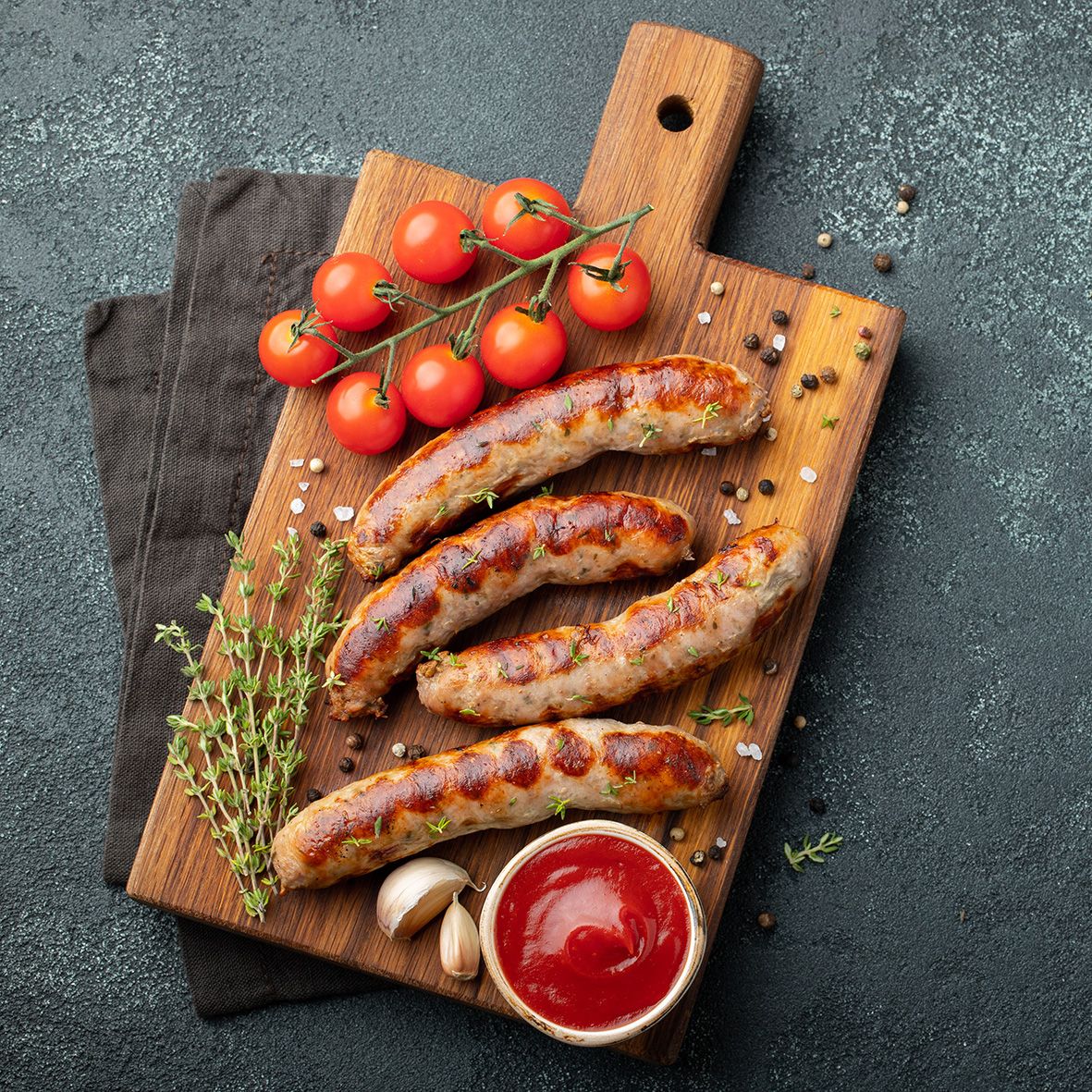 Hähnchenbratwurst Tomate Mozzarella 3