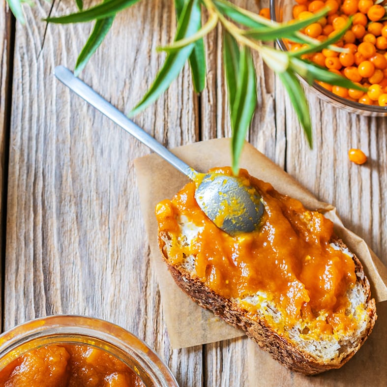 Sanddorn-Apfel Fruchtaufstrich (250 g) 3