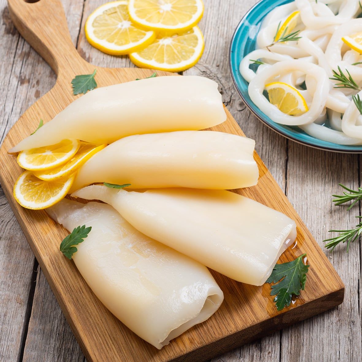 Tintenfischtuben aus WILDFANG, U10 (max. 10 Stück / kg)