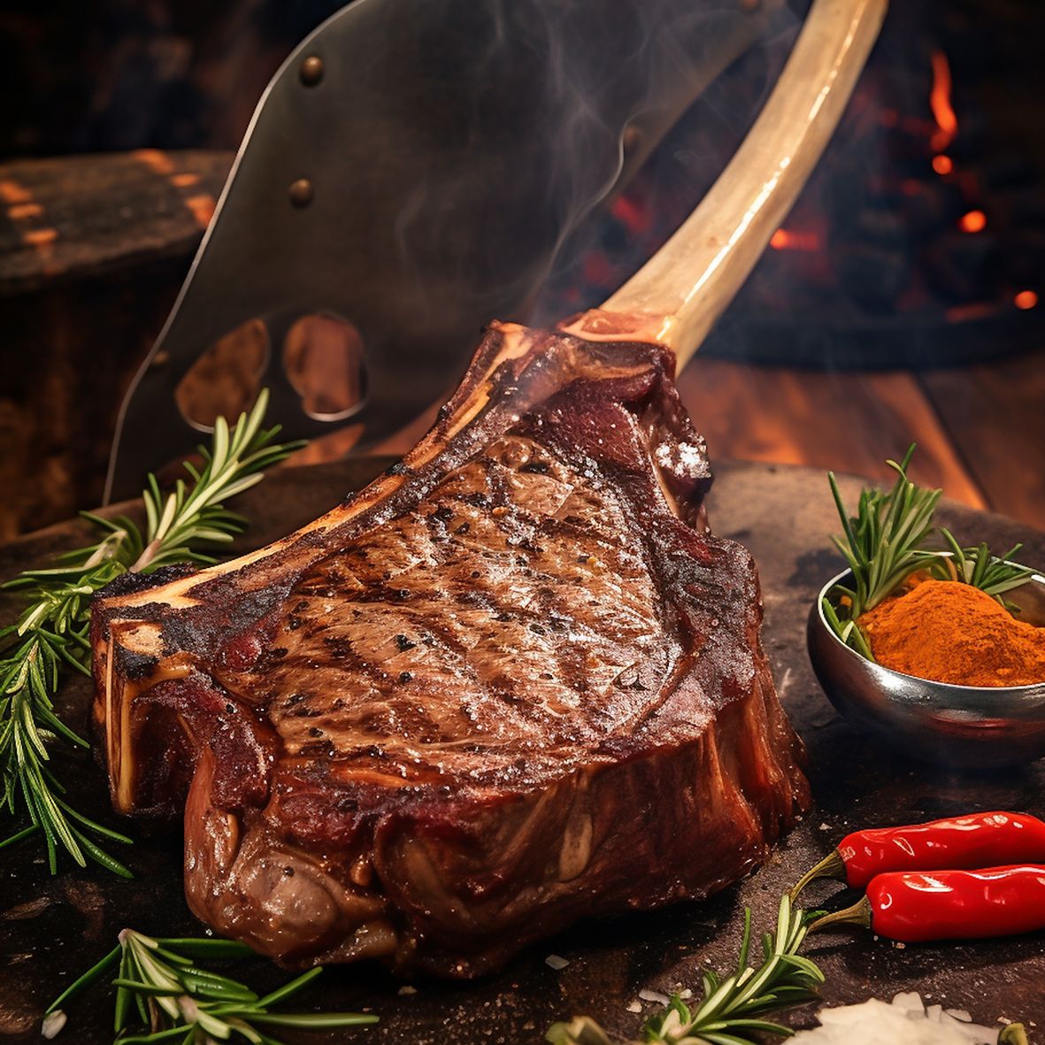 Dry Aged Tomahawk Steak aus Nordirland 3