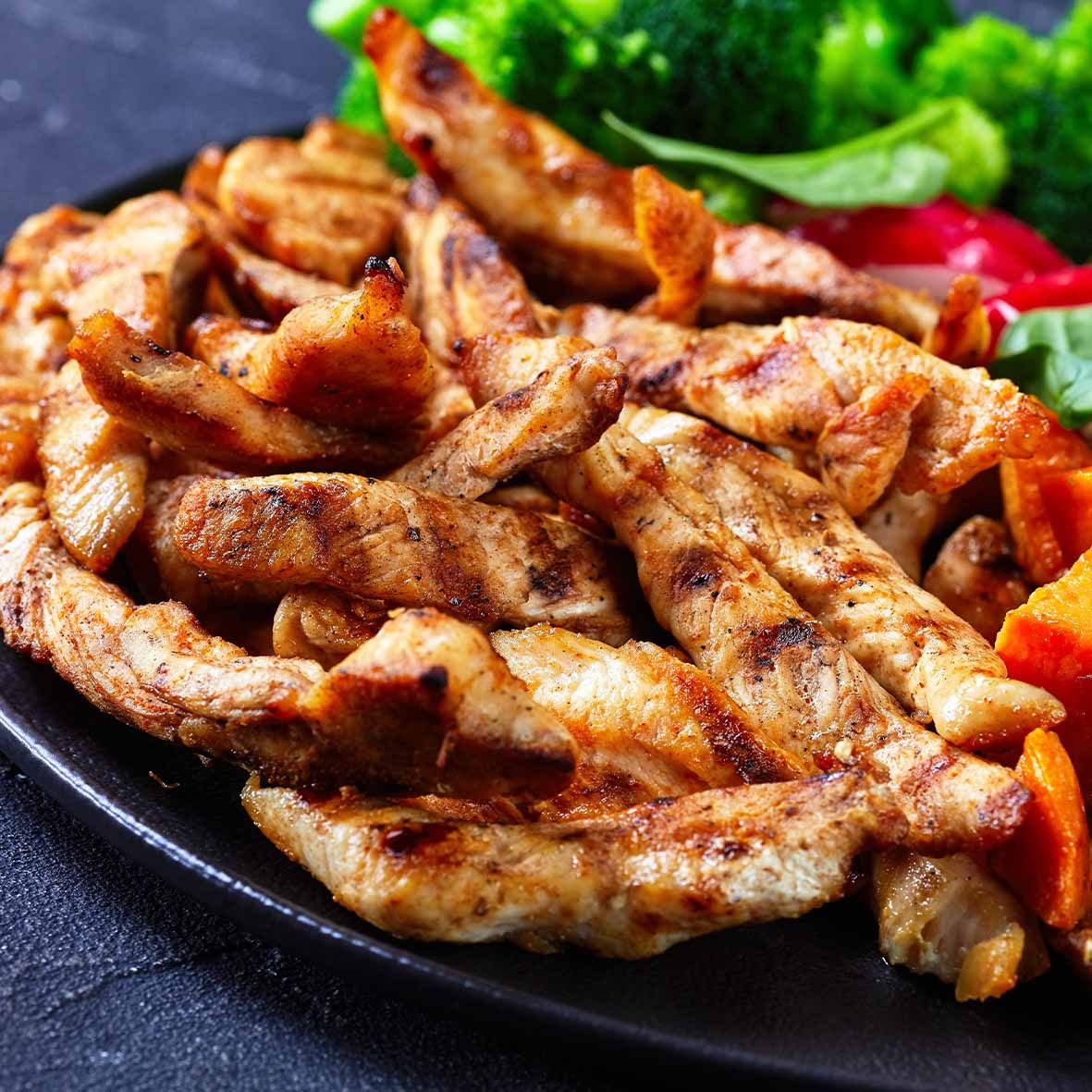 Hähnchenbruststreifen gebraten (1 x 1000 g)