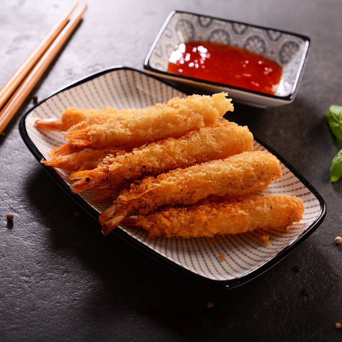 Torpedo Shrimps, Panierte Garnelen – Japanese Style, geschält, in leckerer Knusper-Panade