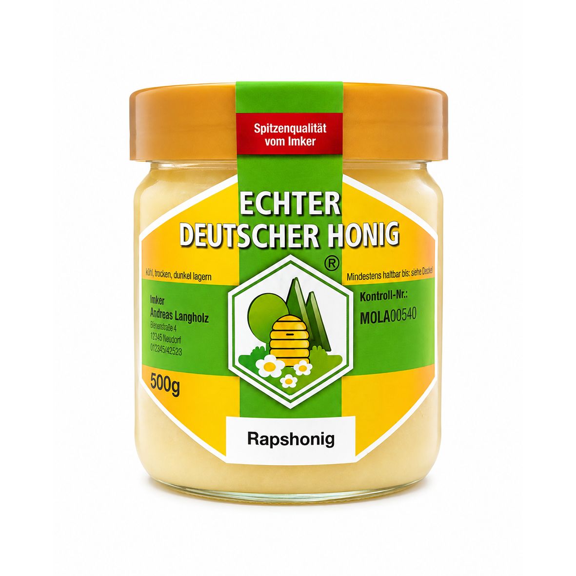 Deutscher Rapshonig aus Schleswig-Holstein 2