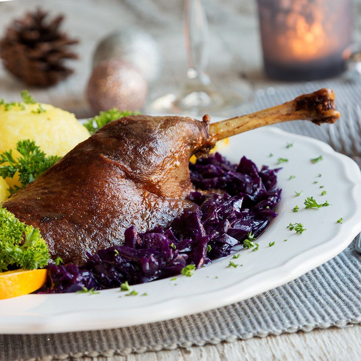 Entenkeule – 1 Stück à ca. 330 g,  -  Sous vide gegart