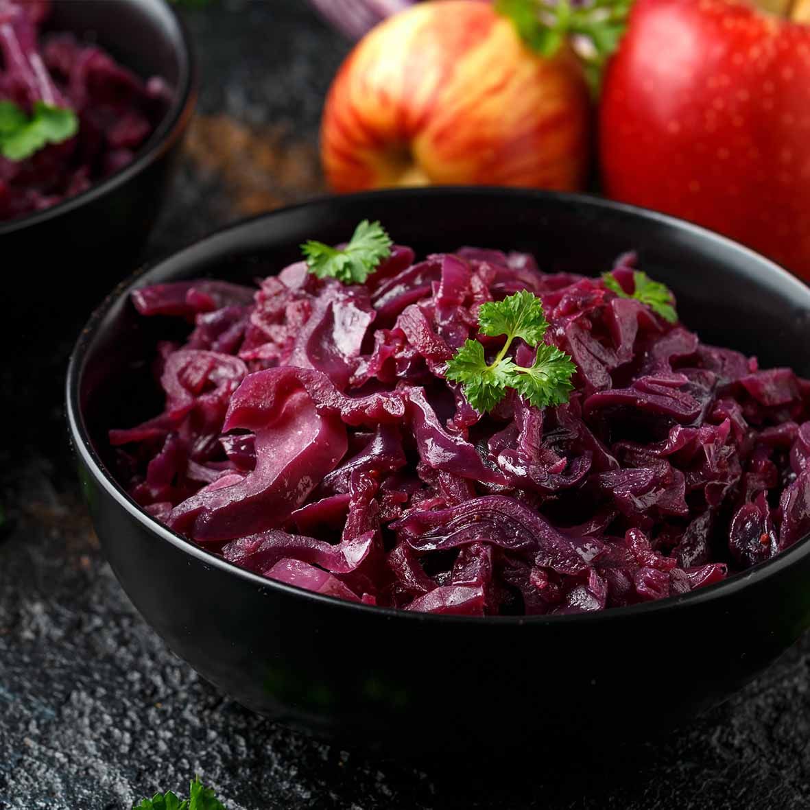 Apfelrotkohl – fein abgeschmeckt mit Butter & Balsamico (2 x 200 g)