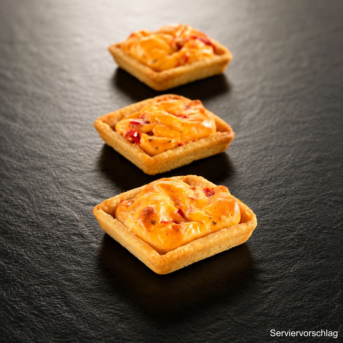 Petit Quiche Paprika-Frischkäse, tiefgekühlt 6 x 25 g