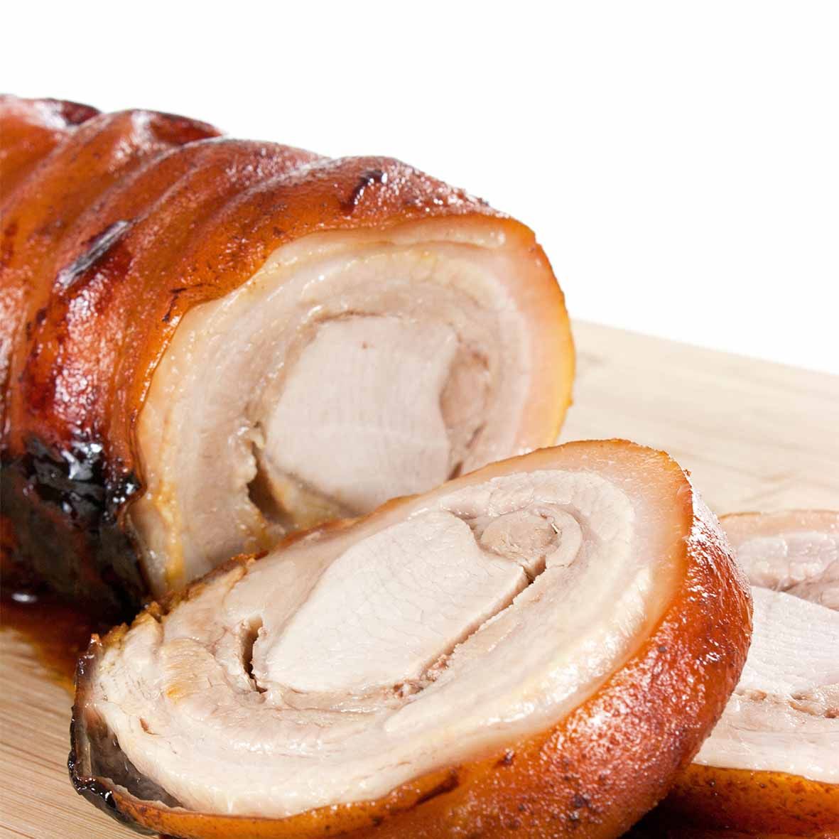 Spanferkelrollbraten – saftig & würzig, sous-vide gegart