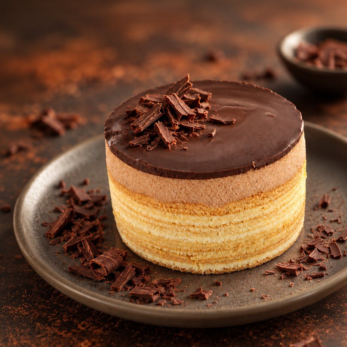 Baumkuchen-Trüffel-Törtchen | 2 Portionen, je 80 g
