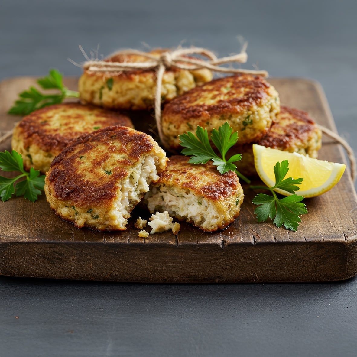 Krabbenburger Patties paniert, vorgebacken, tiefgefroren (4 x 100 g = 400 g)