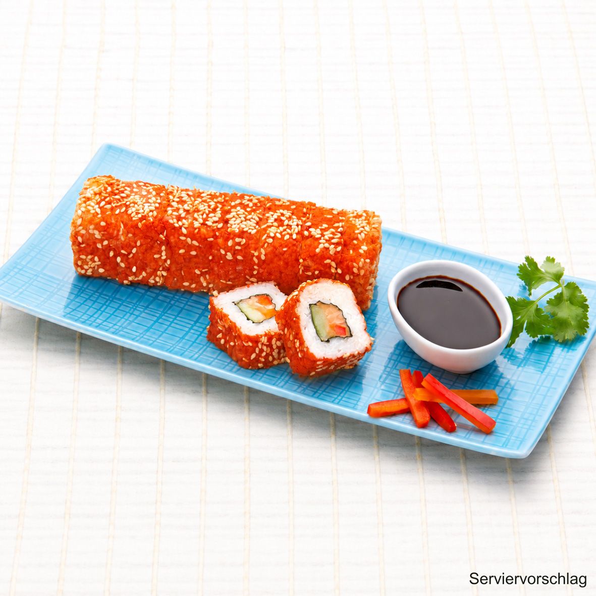 California Sushi mit Teriyaki-Lachs und Avocado - 2 x 200 g Rollen