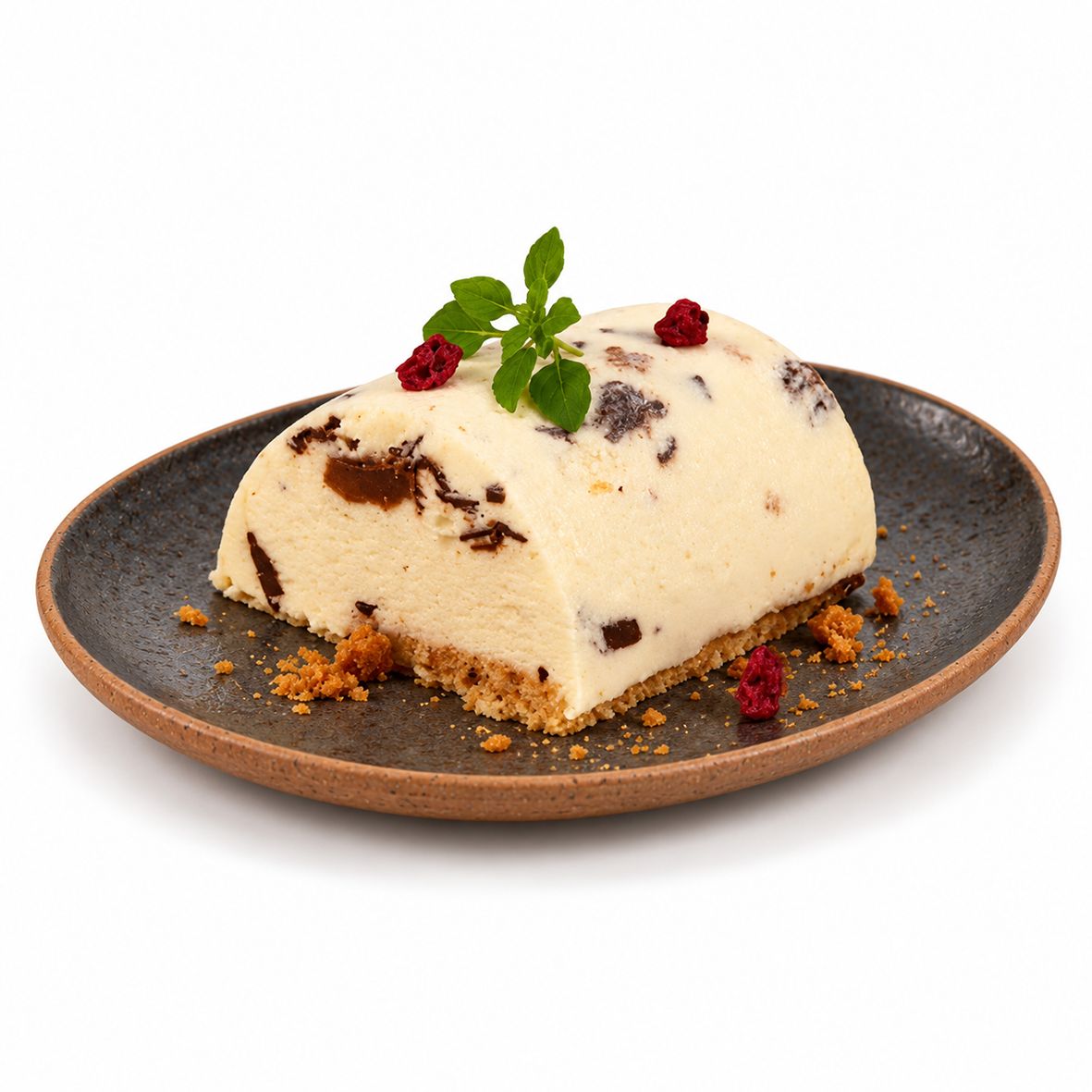 Geeistes Winterdessert nach Stollen-Art | 2 Portionen, je 105 g 2