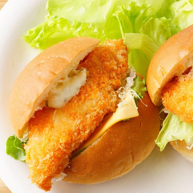 Panierter Garnelenburger (800 g) 