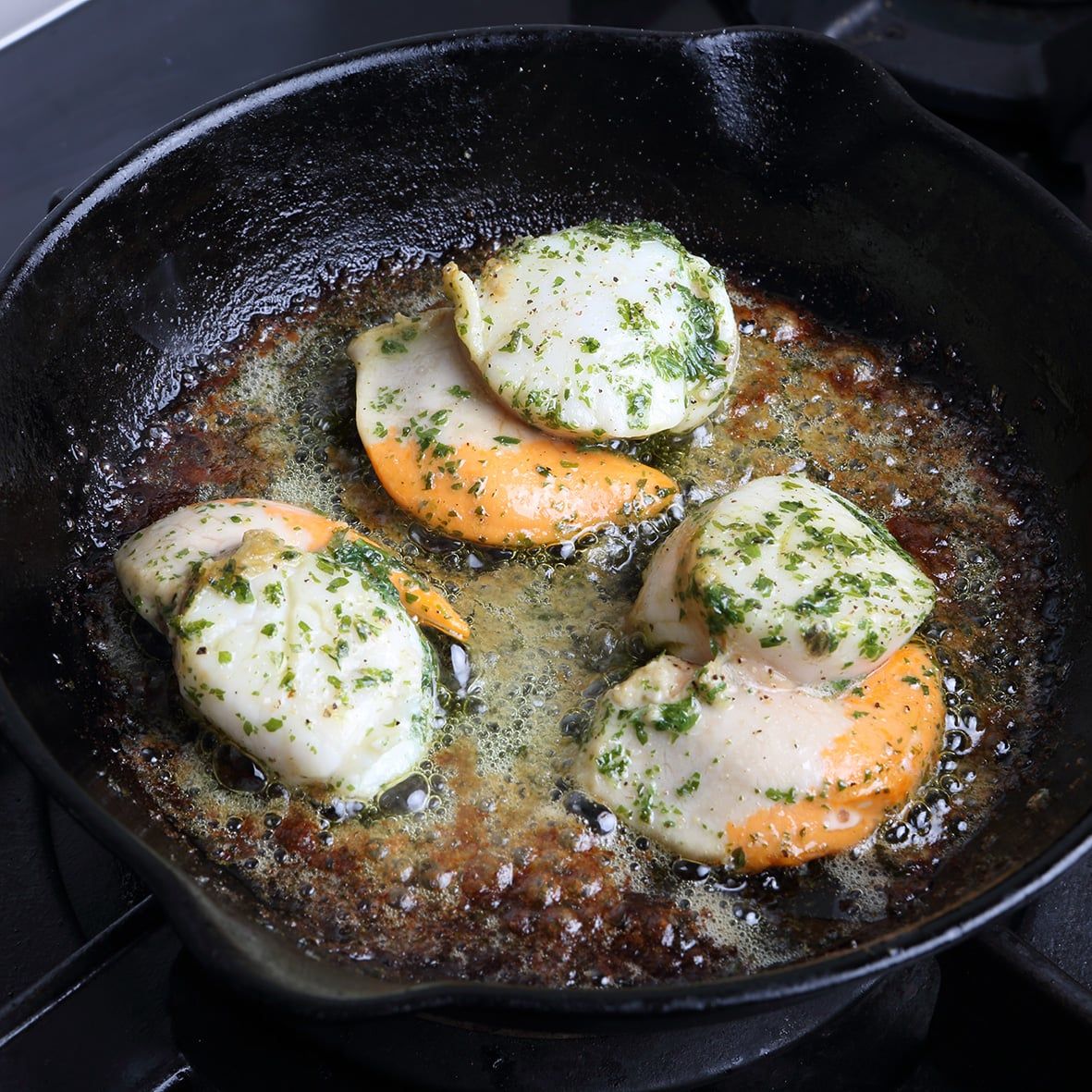 Jacobsmuschelfleisch (Scallops) mit Rogen – Wildfang, 40/60 lbs (85-124 Stk), 1kg 3