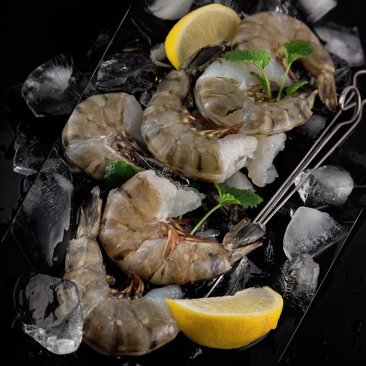 Riesengarnelen XXL, Rosenberg Prawn, ohne Kopf/mit Schale/roh