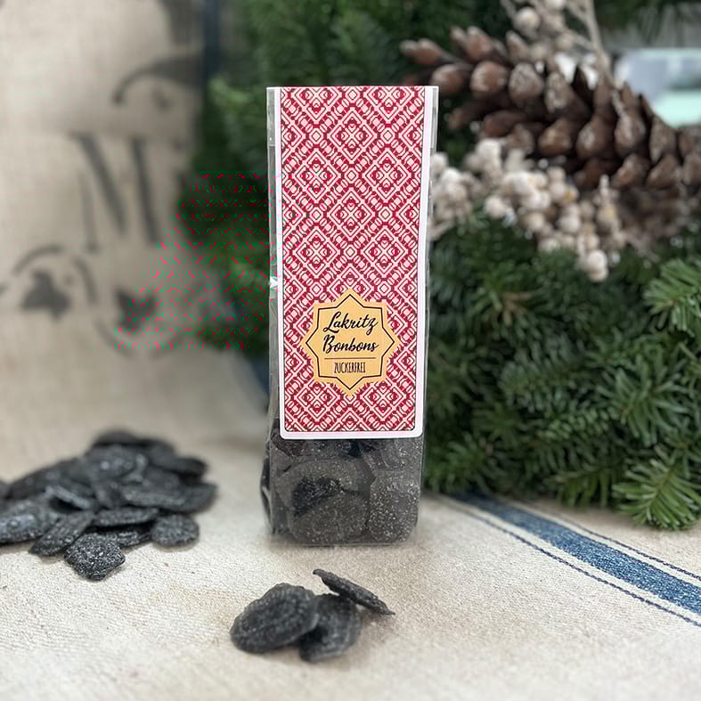 Lakritzbonbon – zuckerfrei – 80 g  