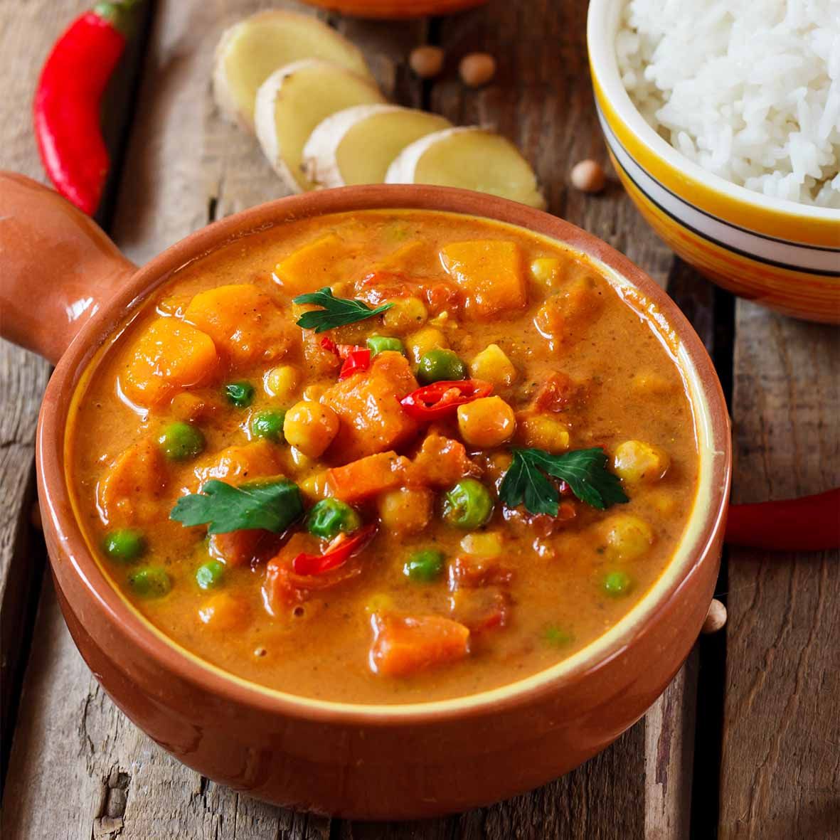 Thai-Kürbiscurry mit Kichererbsen & Kokos  (2 x 250 g)