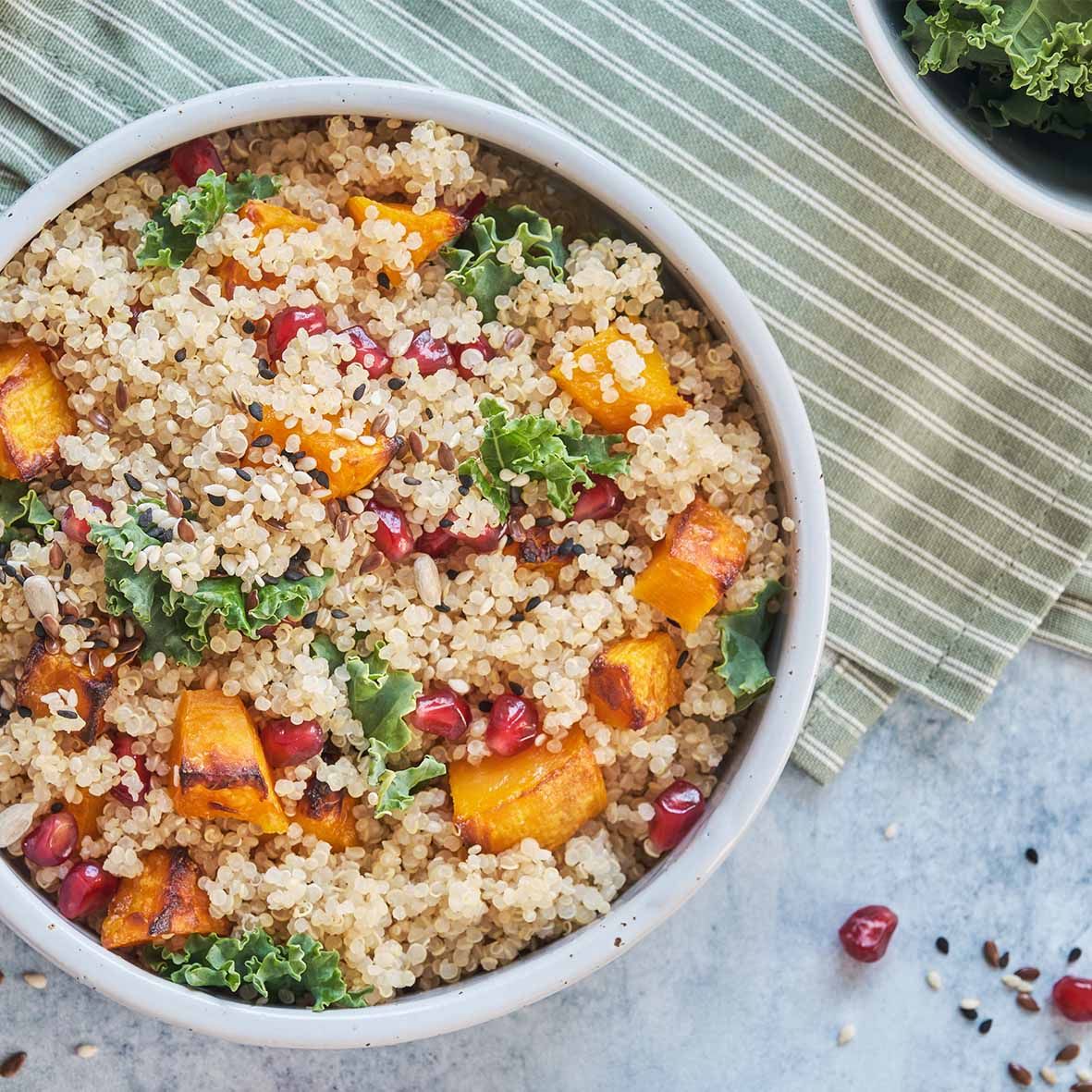 Freekeh-Quinoa Komposition mit Gemüse – nussig & ausgewogen  (2 x 140 g)