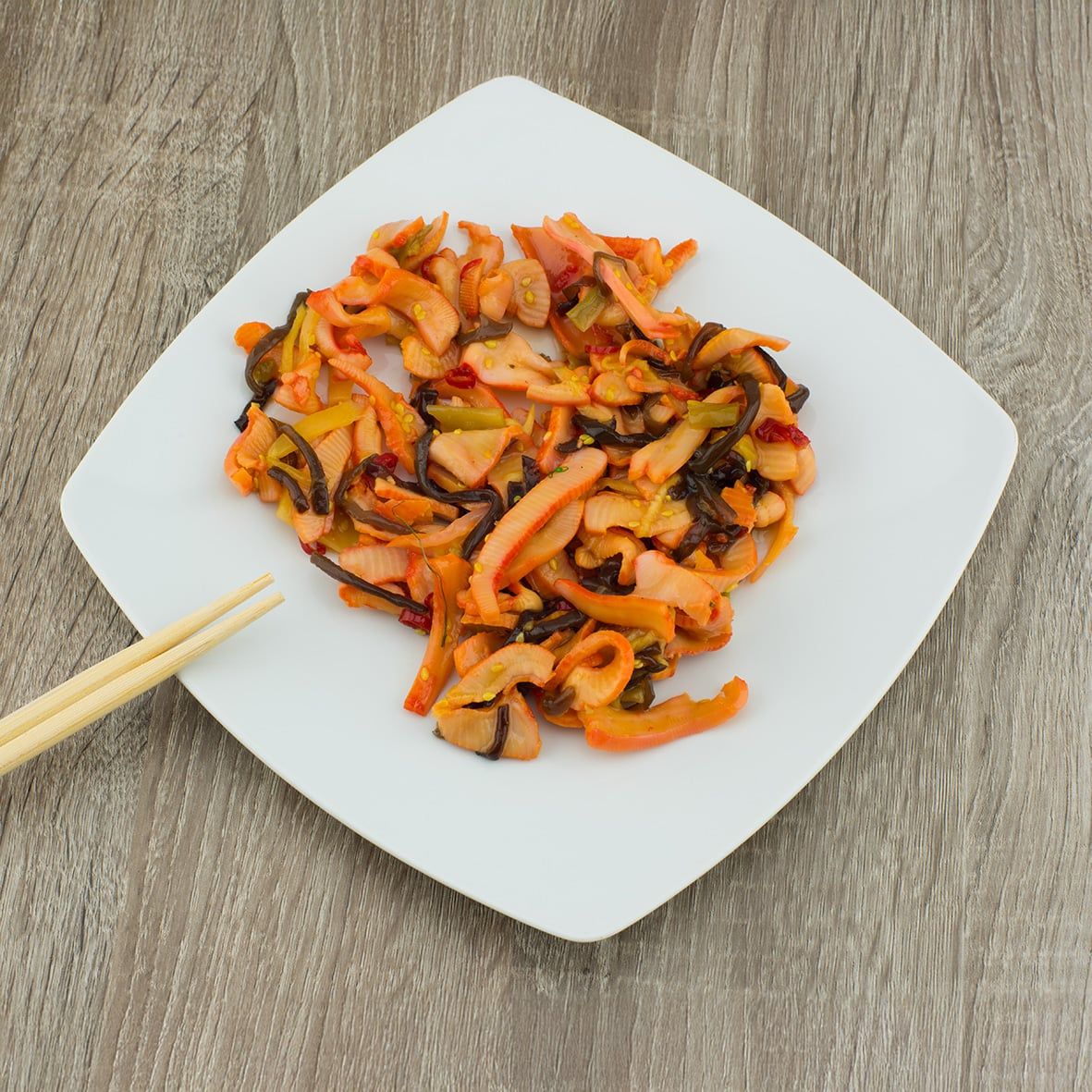 Chuka Ika Sansai - japan. Tintenfisch Sesam Salat