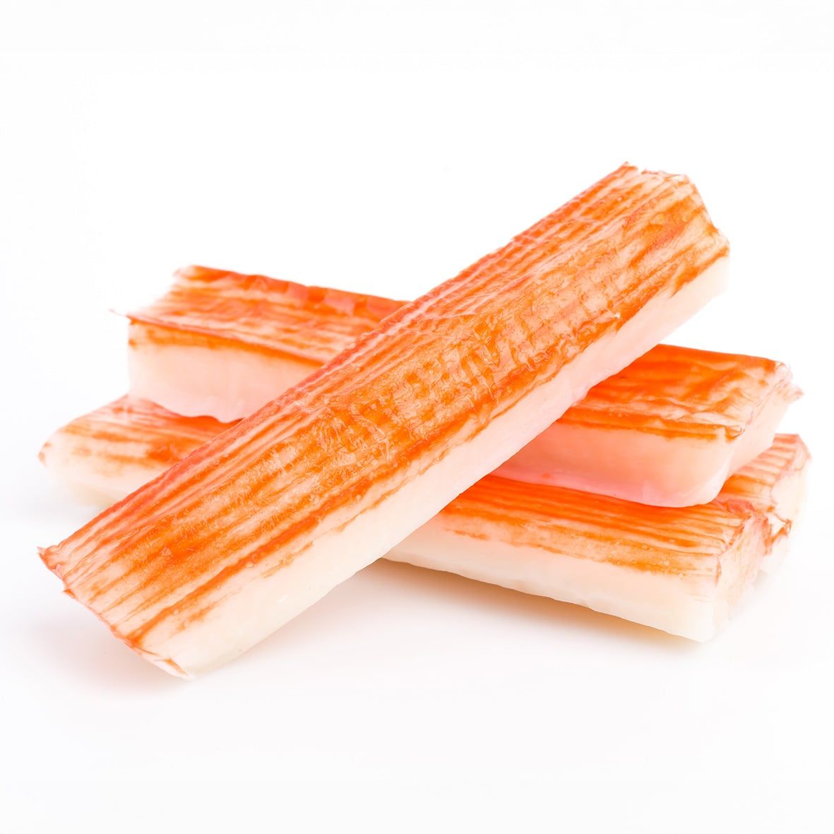 Surimi Sticks, orange (engl. Fish-Crabmeat), proteinreich 1x250g 2