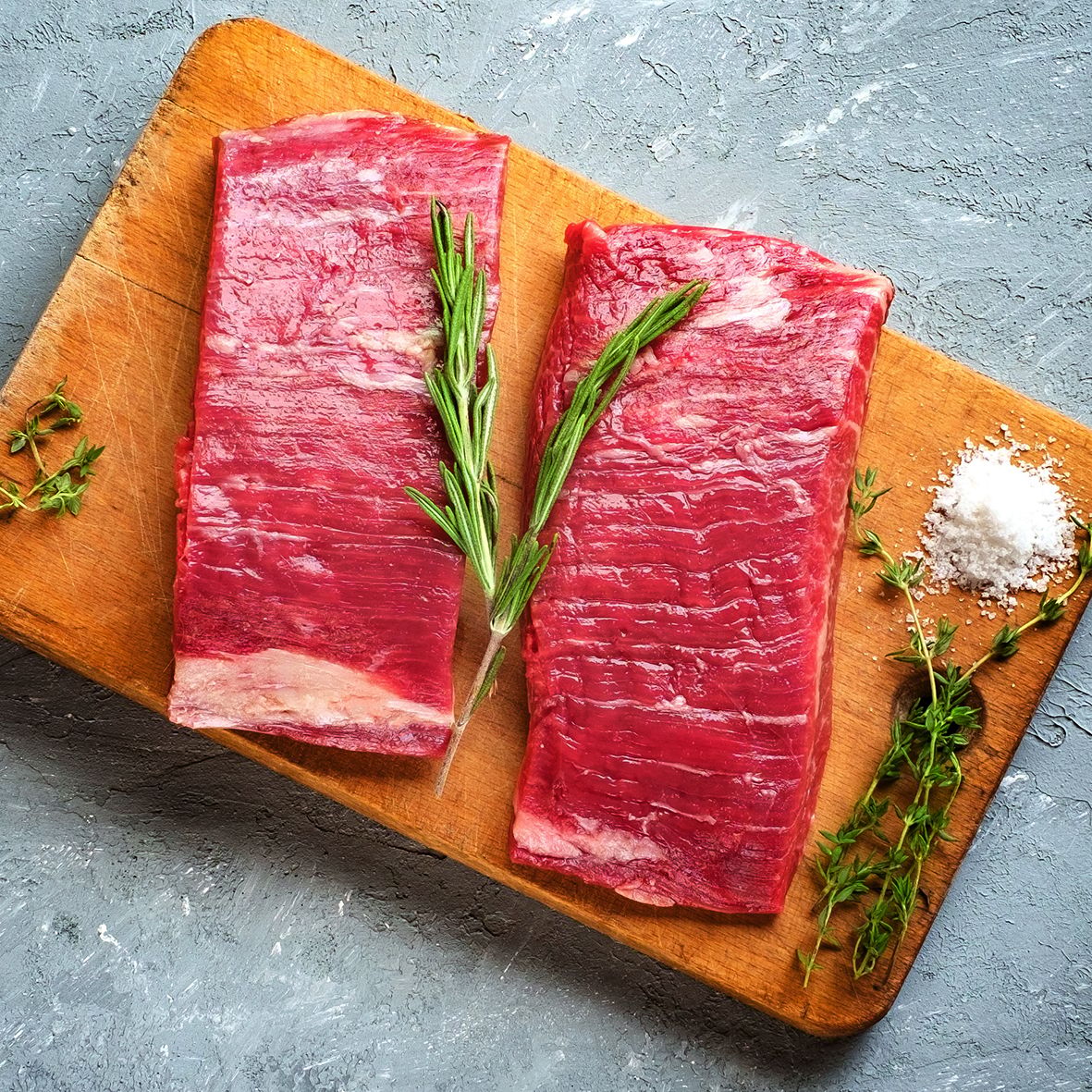 Dry Aged Bavette (Flank) Steak, 2 Stck. ***