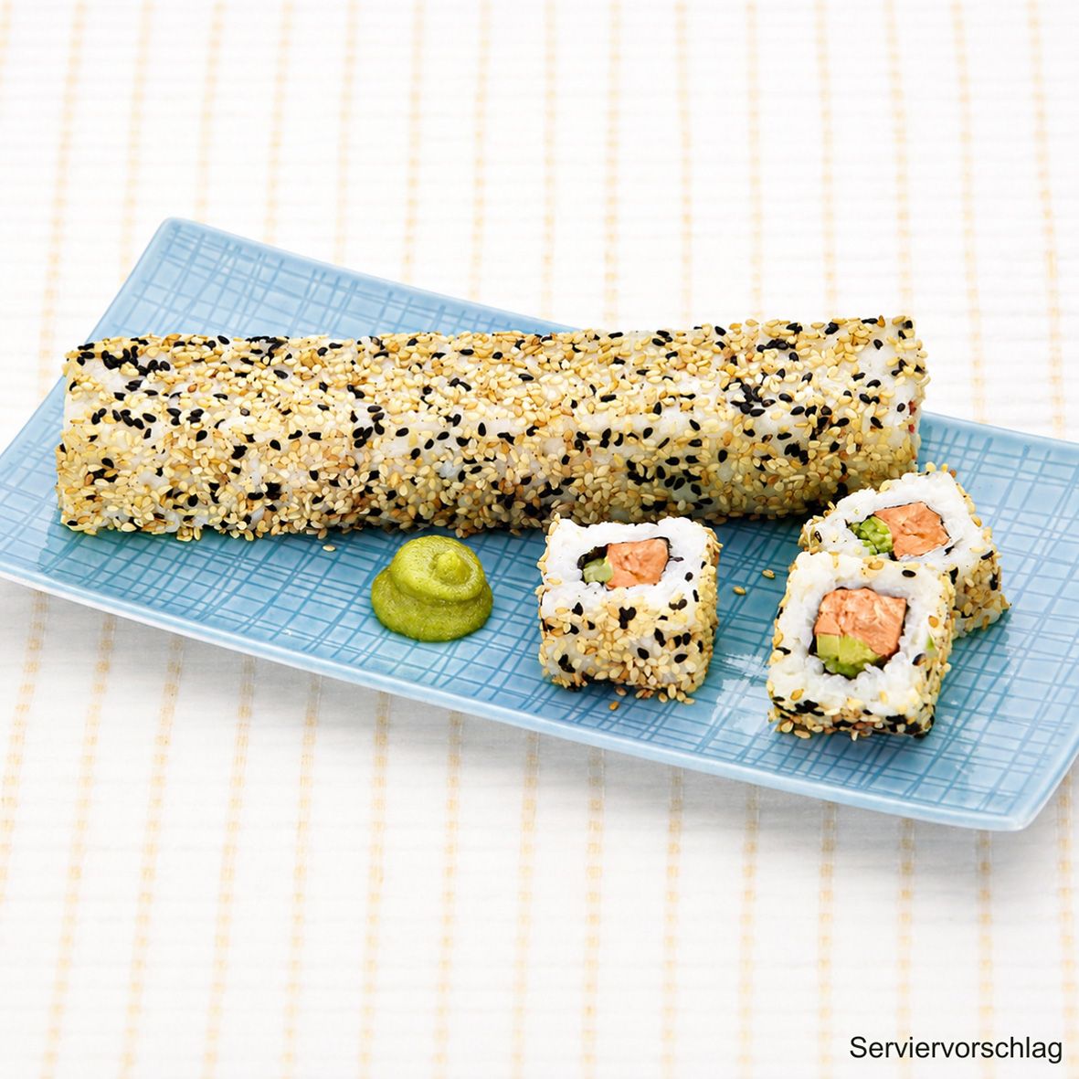 California Sushi Roll mit Lachs und Avocado - 2 x 200 g Rollen