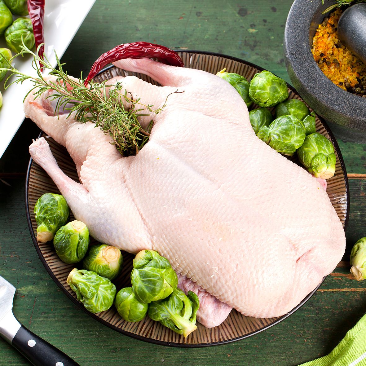 Weiße Polnische Hafergans - Die traditionelle Weihnachtsgans 3,8kg