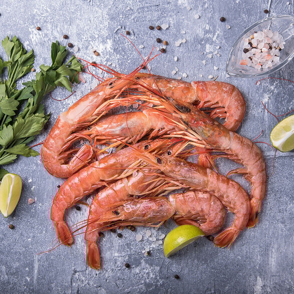 Argentinische Rotgarnelen, ganz/roh, WILDFANG 1