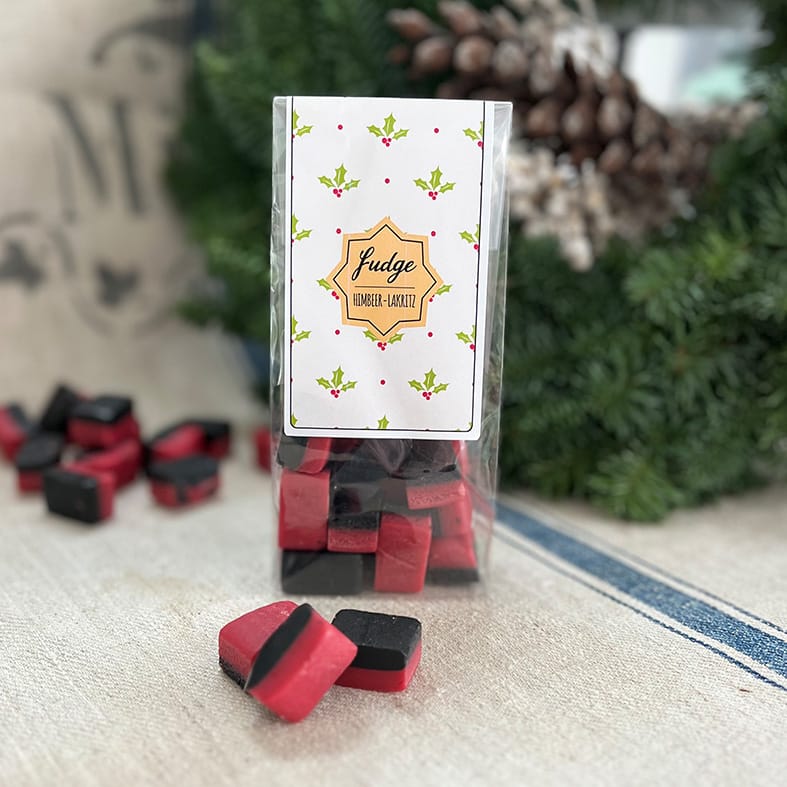 Fudge – Himbeer-Lakritz – 120 g