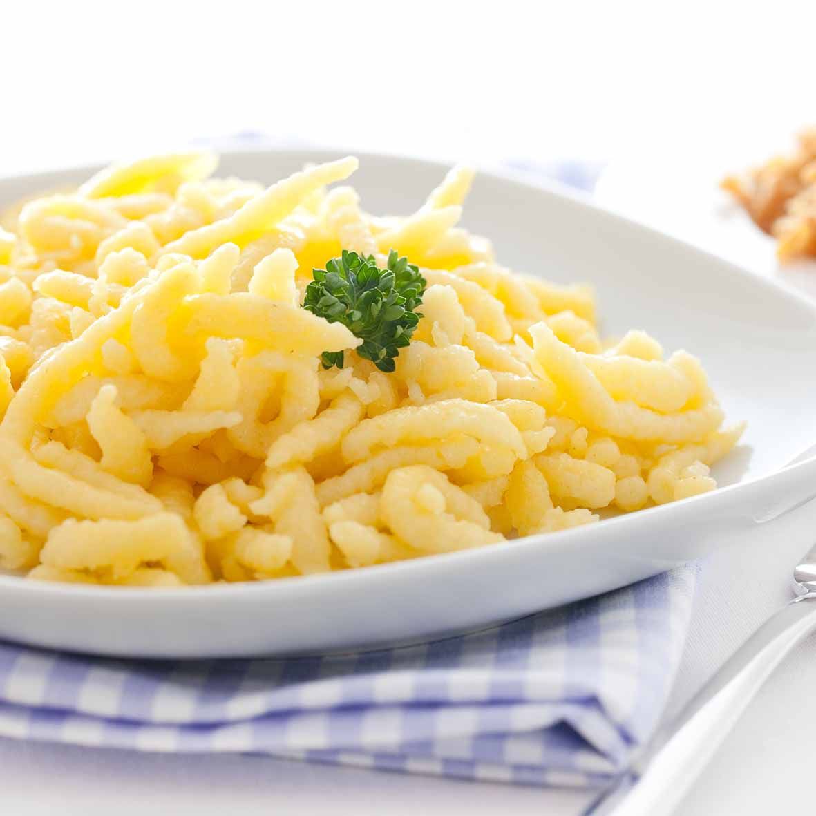 Spätzle nach schwäbischer Art – mit Vollei & Hartweizengrieß (2 x 150 g)