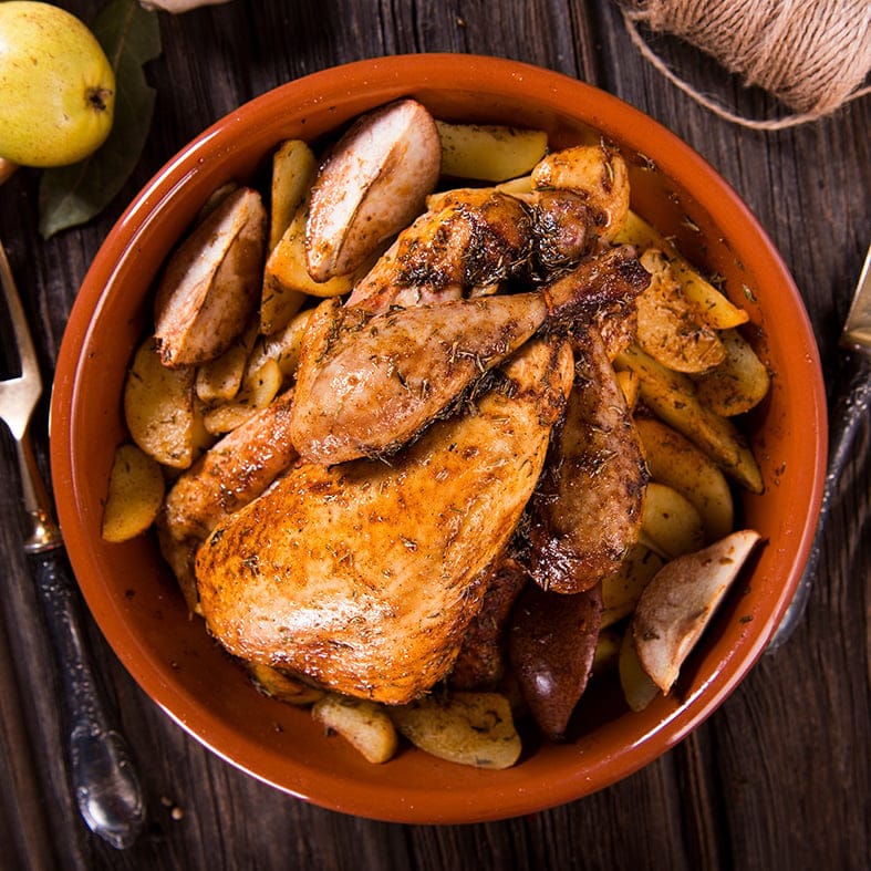 Perlhuhn ganz, roh, bratfertig, tiefgefroren (Gewicht 1000 g - 1099 g)  3