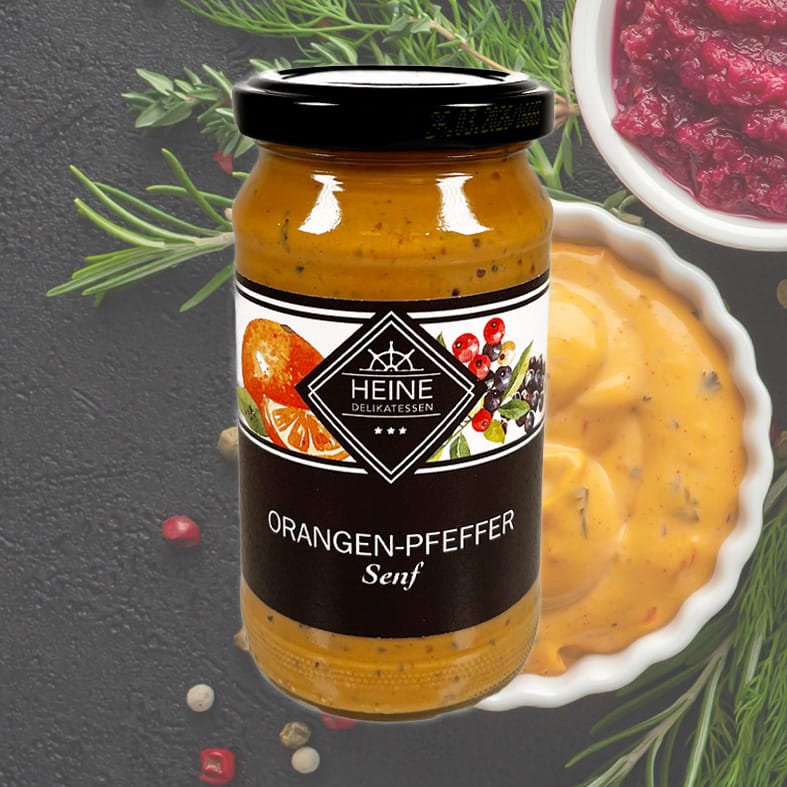 Orangenpfeffer-Senf (200 g)  