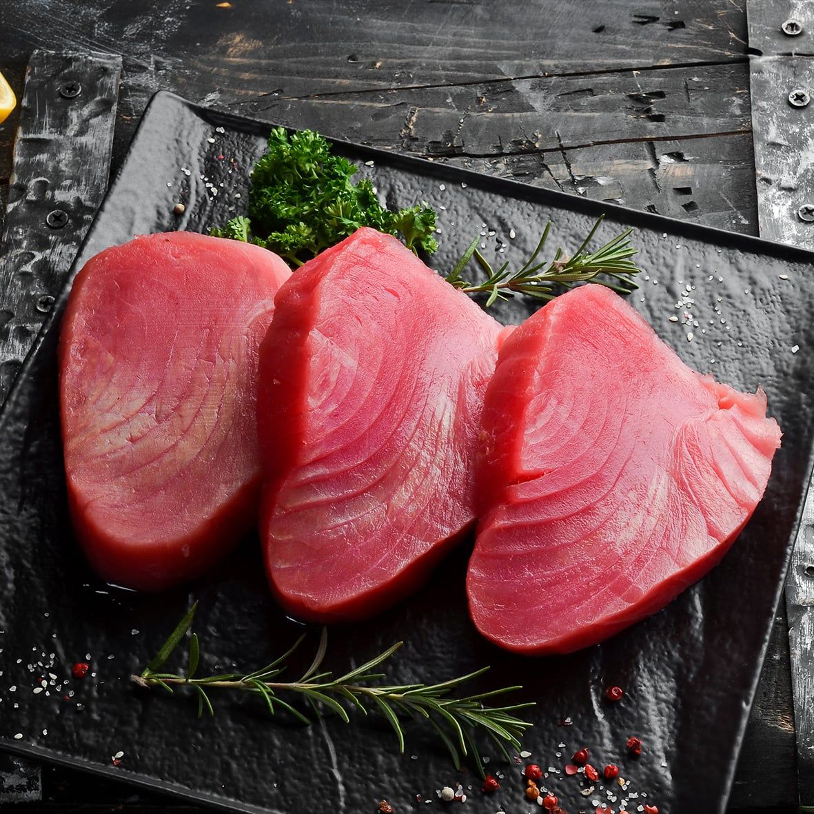 Thunfisch-Steaks Filets ohne Haut ohne Knochen 1kg WILDFANG