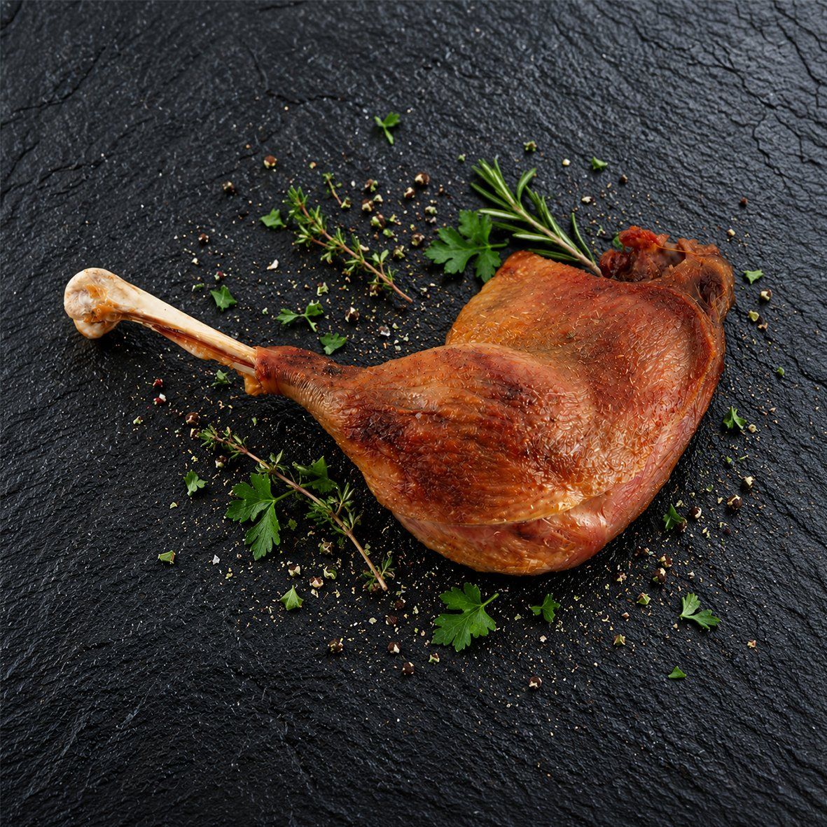 Gänsekeule vorgegart, 1 Stück
