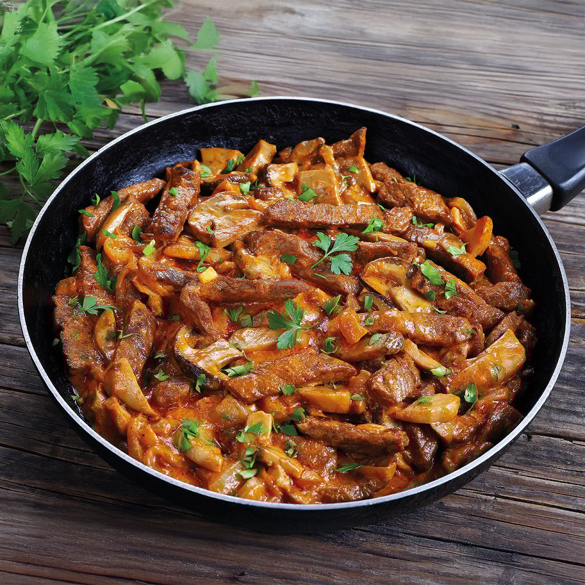 Rindergeschnetzeltes Stroganoff | 2 Portionen, je 250 g